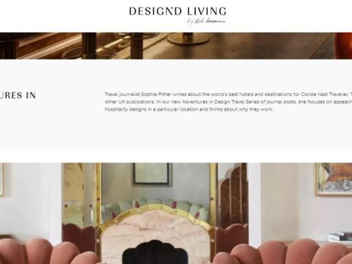 London travel blog for interior design company